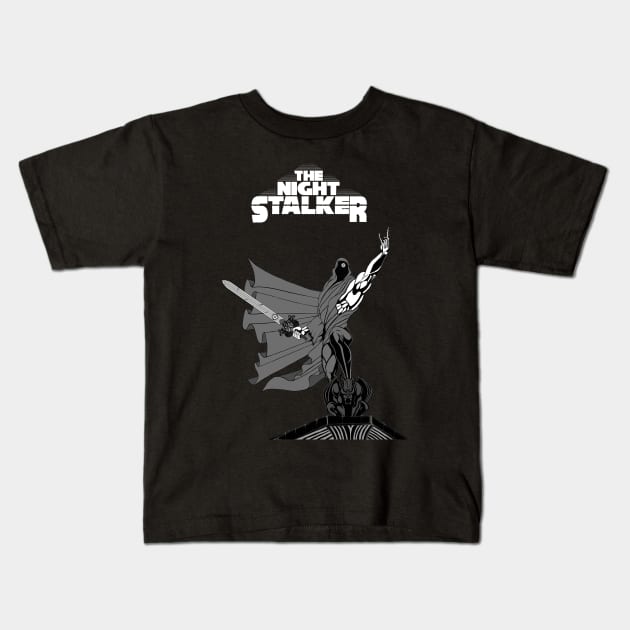 The Night Stalker Carl the Barbarian Kids T-Shirt by TheNightStalker